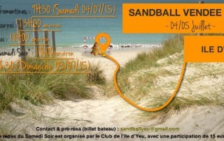 Sandball Vendée Tour Ile d'Yeu